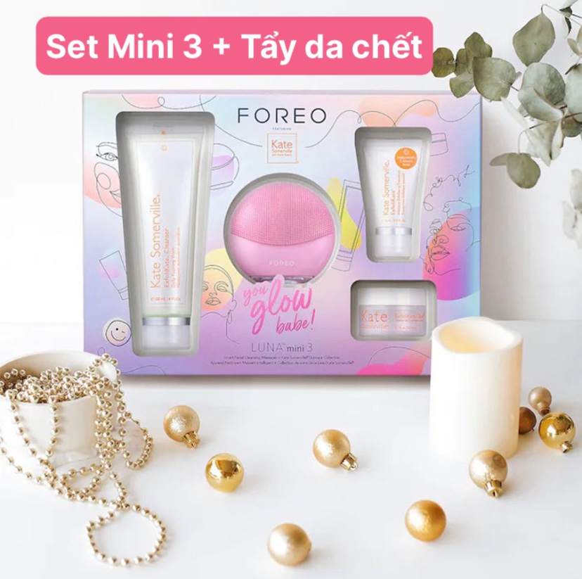 [GIẢM 5% ĐƠN 129K][HỖ TRỢ BẢO HÀNH] Máy rửa mặt Foreo Luna Mini