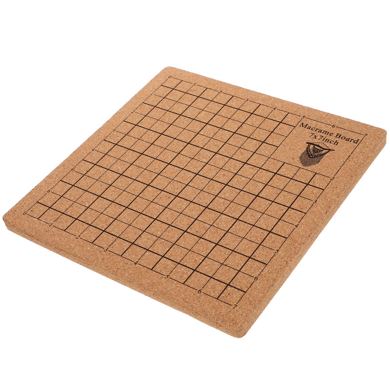 Dulrua Macrame Board Grid Macrame Board for Woven Bracelet Project Wood Board