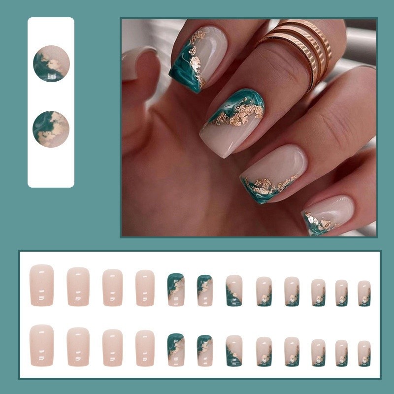 %E3%80%90WITH%20GLUE%E3%80%9124Pcs%20False%20Nails%20Pattern%20French%20False%20Nails%20Wearable%20Press%20on%20Nails%20Artificial%20Nails%20-%20Image%208