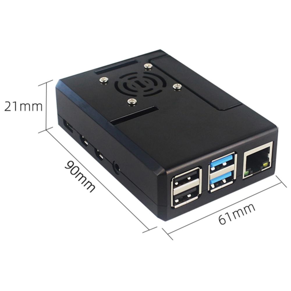 Tự làm vỏ nhựa ABS trường hợp vỏ nhà ở cho Raspberry Pi 4B bảo vệ Bìa