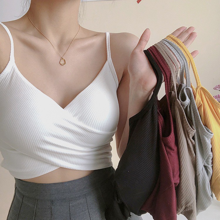 Áo Ngực, Áo Bra thun tăm chéo