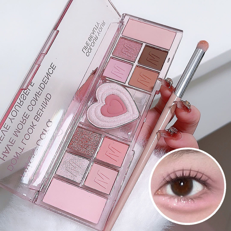 Makeup%20Brown%20Eyeshadow%20Matte%20Low%20Saturation%20Natural%20Disc%20Eyeshadow%20Pink%20Color%2012%20Love%20Cold%20Tone%20Tray%20Korean%20-%20Image%202