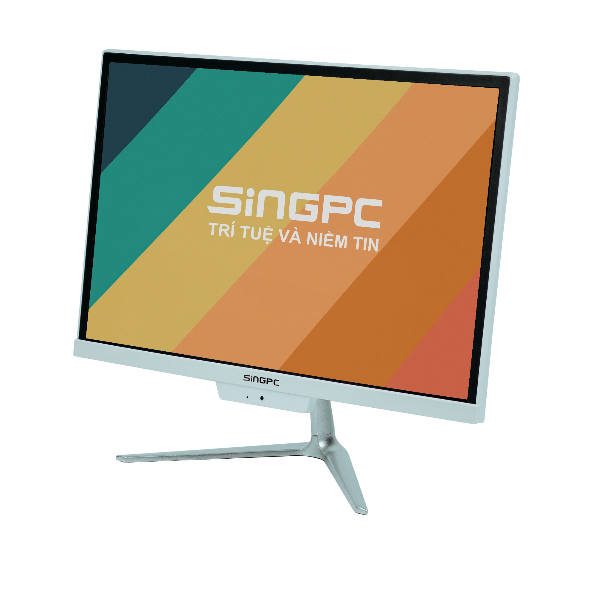 Máy tính All In One SingPC M19K380 (i3-2.4GHZ/8GB/128GB/19inch/Wifi/Bluetooth/Loa/Camera/Mic/K-M)