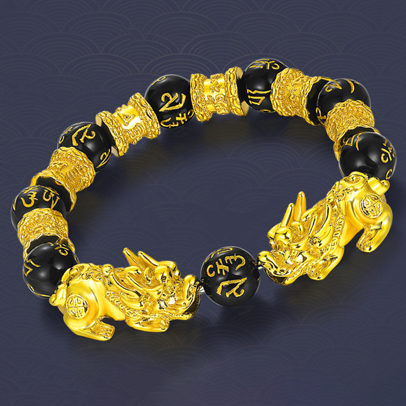 Obsidian%20Pixiu%20Bracelet%20The%20Fierce%20Beast%20In%20Chinese%20Folk%20Mythology%20Sand%20Gold%20Wealth%20Fortune%20Bracelet%20For%20Men%20Women%20Jewelry%20-%20Image%202