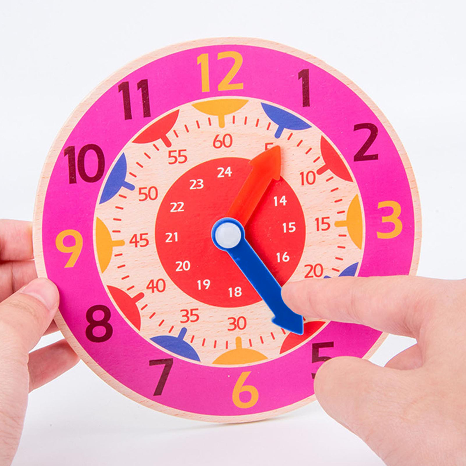 Giảng dạy clockface đồ chơi cảm giác Hội Đồng Quản trị trẻ em não phát triển cho thời gian học tập