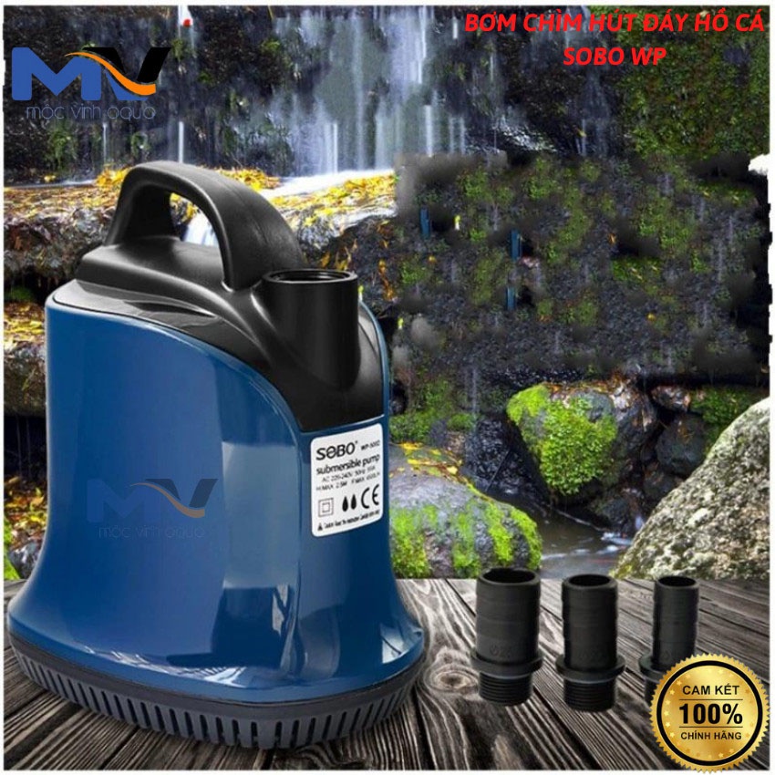 Máy bơm nước máy bơm hút đáy bể cá Sobo WP-100D/200D/300D/500D siêu bền