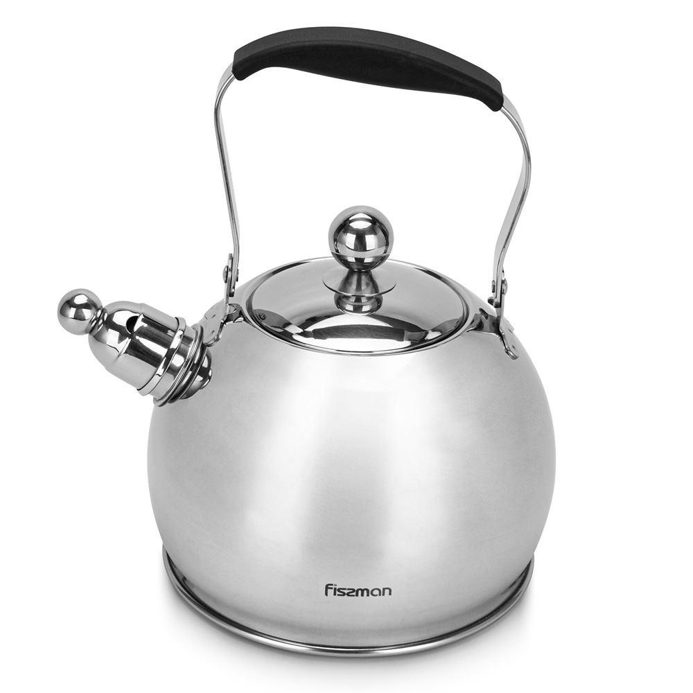 demeyere stainless steel whistling tea kettle