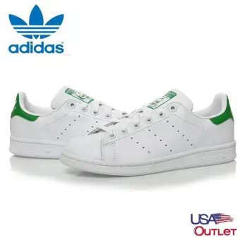 Adidas Unisex Originals Stan Smith M20324 (White/Green) Shoes 100% Original  | Lazada Singapore