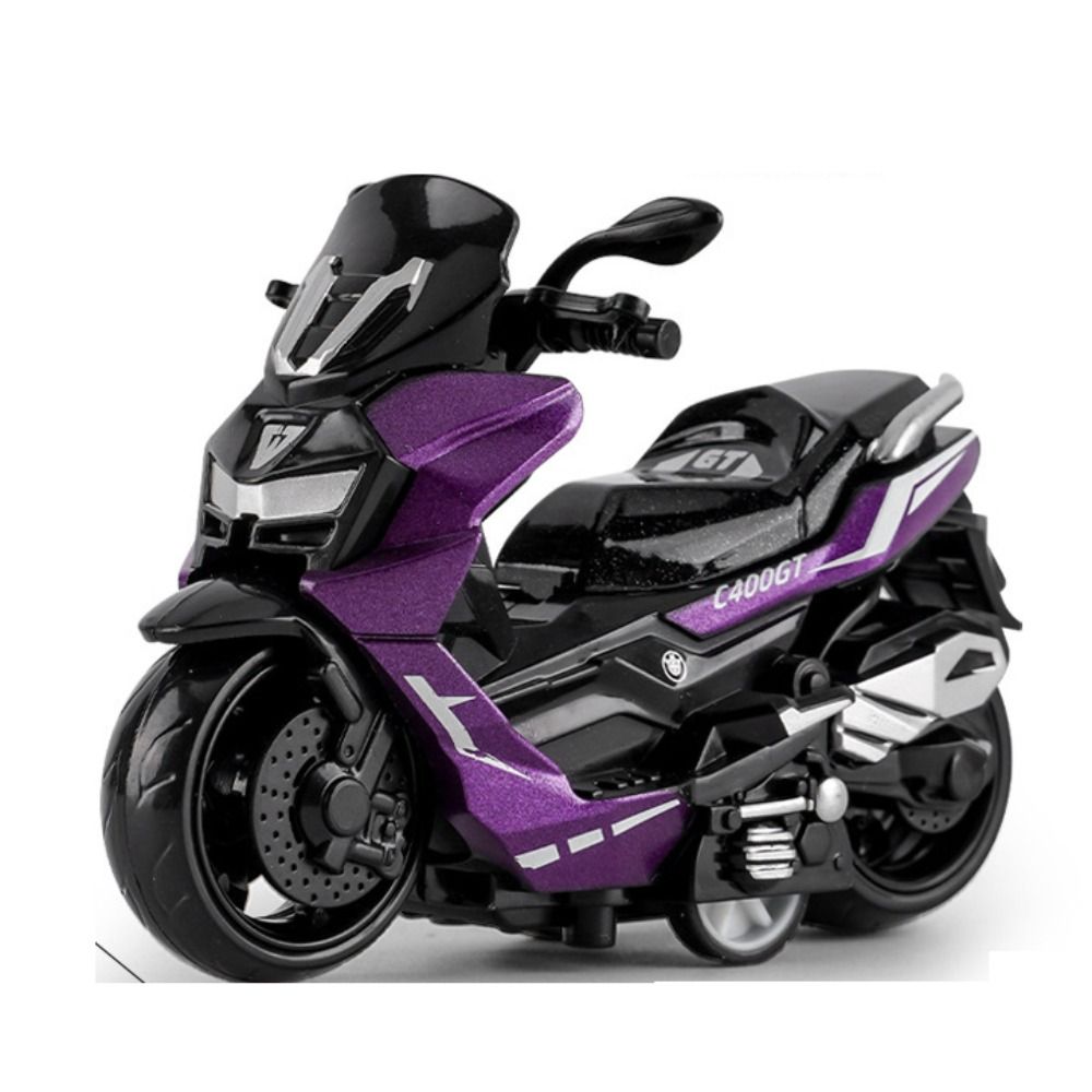 Portable Pull-back Motorcycle Model Miniature Inertia Mini Motorcycle ...