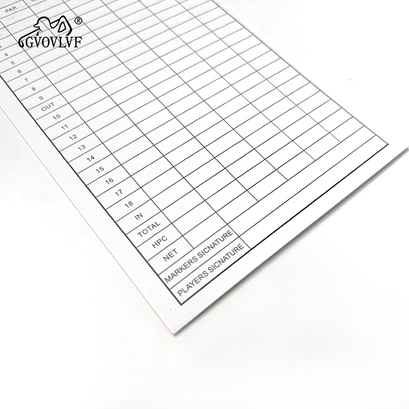 【Support-Cod】 Golf Scorecard Holder Wallet with Slots and Pencil Loop for Golf Enthusiasts.