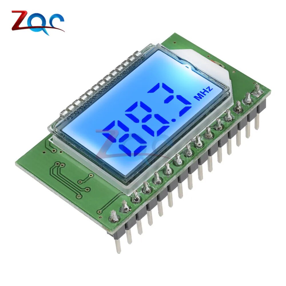 Pll Lcd 87-108mhz Digital Fm Radio Transmitter Receiver Module Wireless Microphone Stereo