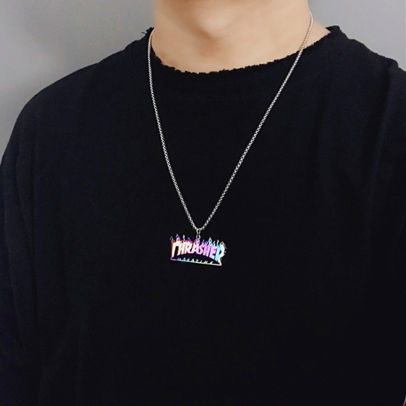 %E3%80%90%20Must-have%E3%80%91Titanium%20Steel%20Colorful%20Flame%20Necklace%20Men's%20Hip-Hop%20Pendant%20Fashion%20Brand%20Personality%20All-match%20Tie%20Dance%20Accessories%20-%20Image%203