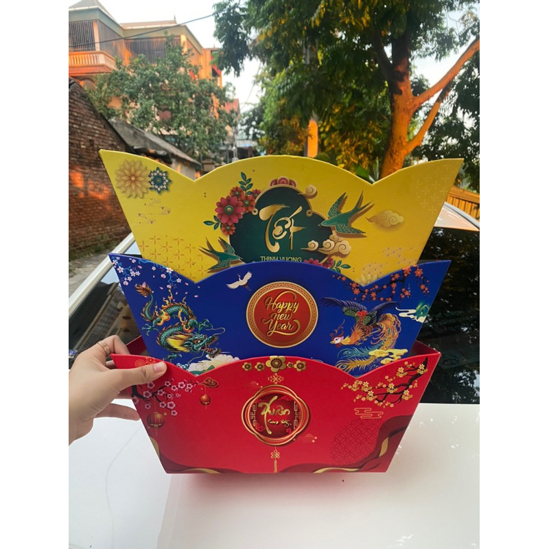 Combo 5 Hộp Khay Thuyền gói quà tặng