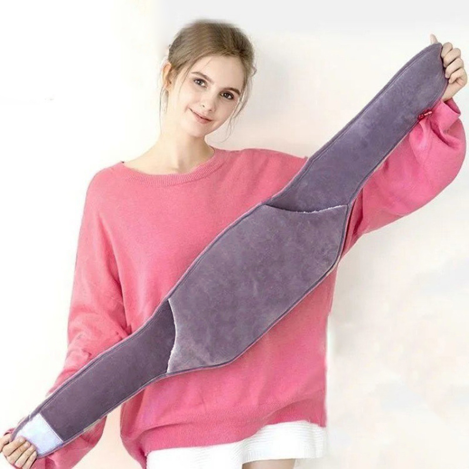 Pvc Hot Water Bag Leak-proof Hot Water Bag Large Capacity Hot Water Bottle Belt for Pain Relief Leak-resistant Reusable Hot Water Bag for Women
