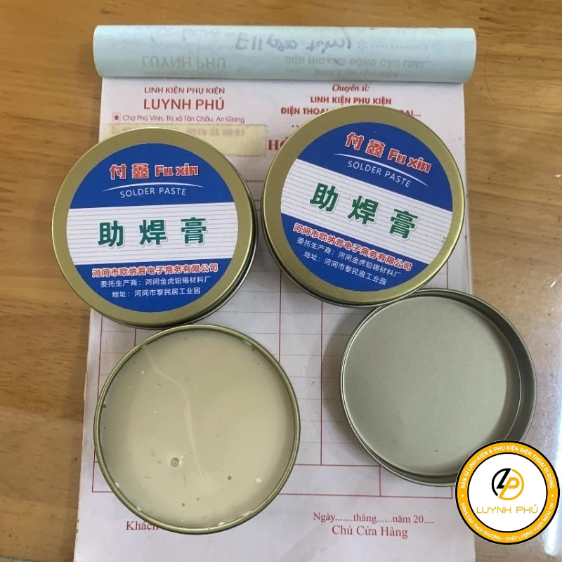 Mỡ hàn siêu dính fuxin hộp 100g