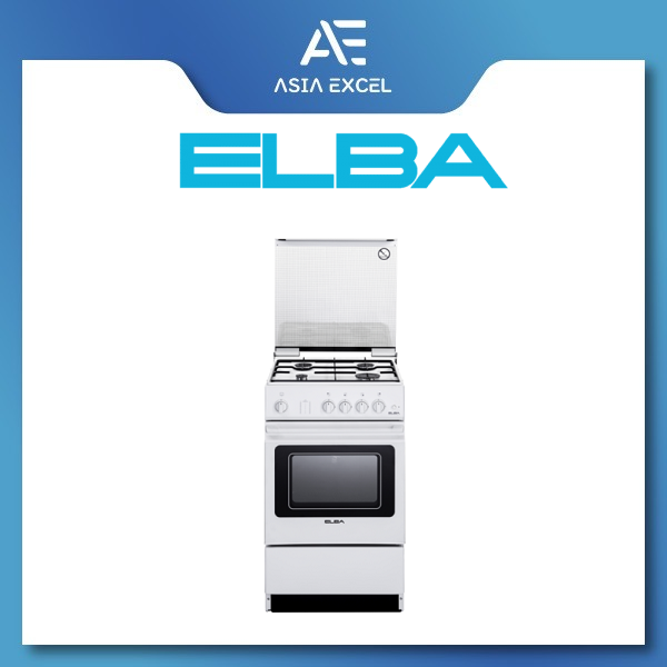 ELBA EGC 536 WH FREE STANDING COOKER 4 GAS BURNER 37L OVEN Lazada Singapore