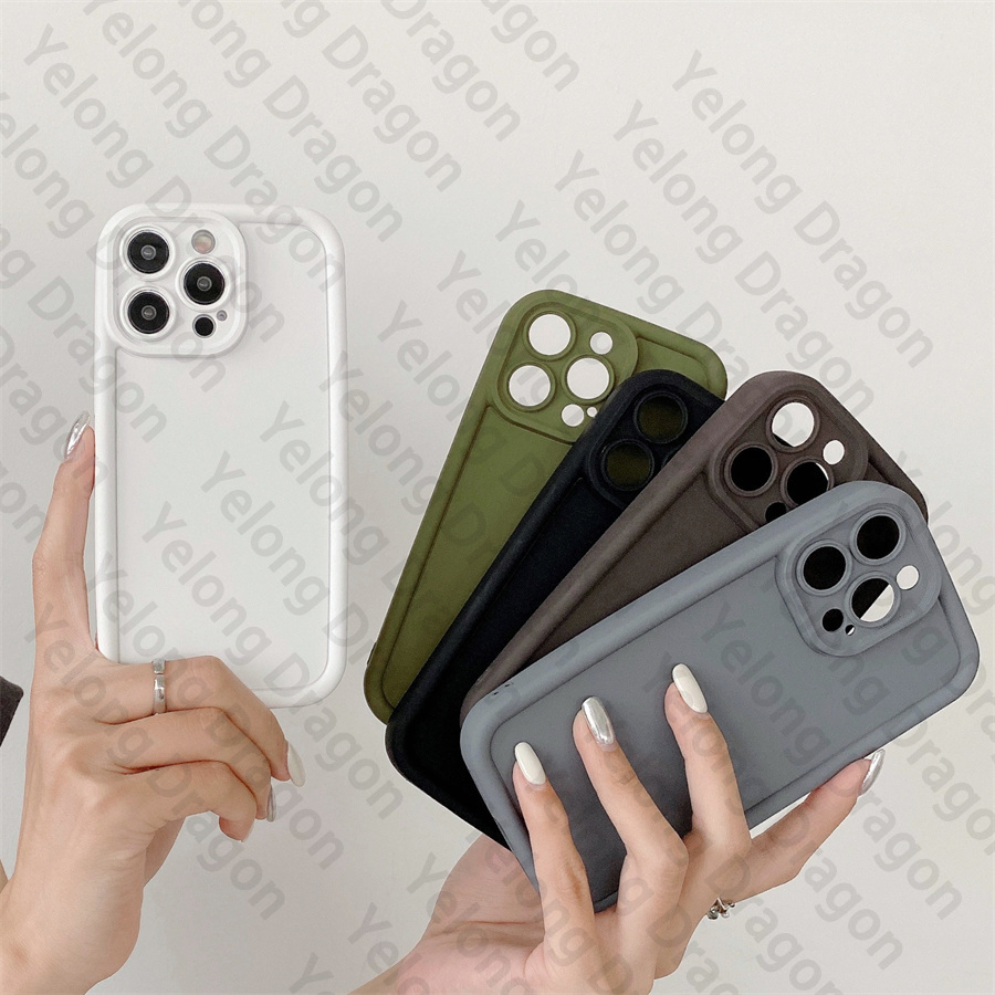 Solid color liquid silicone soft tpu shockproof phone case cover for iphone 15 pro max 14 13 13 11 pro max x xs max xr 14 15 plus