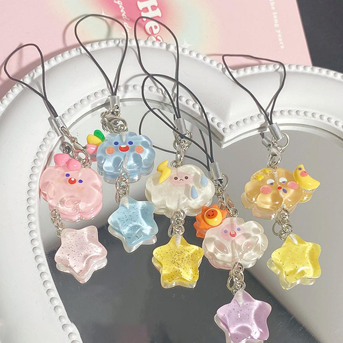 [MISS LAN]Clouds and Stars Mobile Phone Chain
