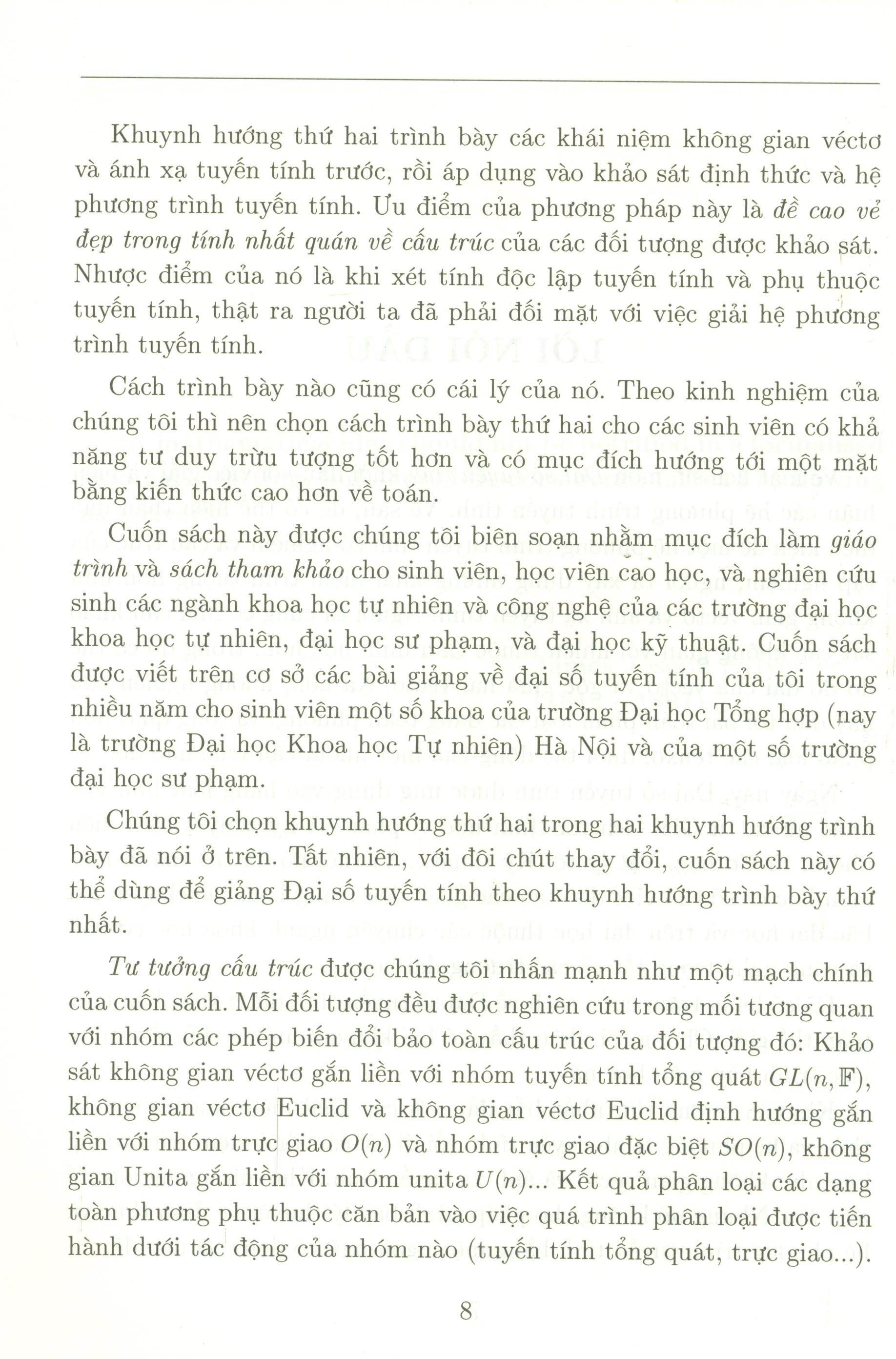 Đại Số Tuyến Tính