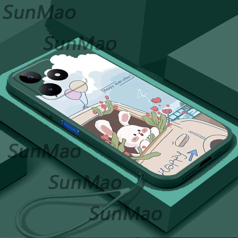 Casing Realme Note 50 phone case Camera Full Package Square protective cover CHA14