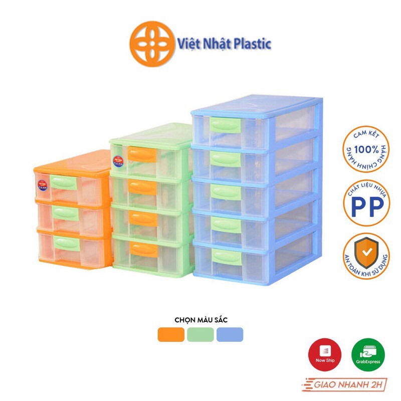 TỦ MINI VIỆT NHẬT PLASTIC 3683/3684/3685