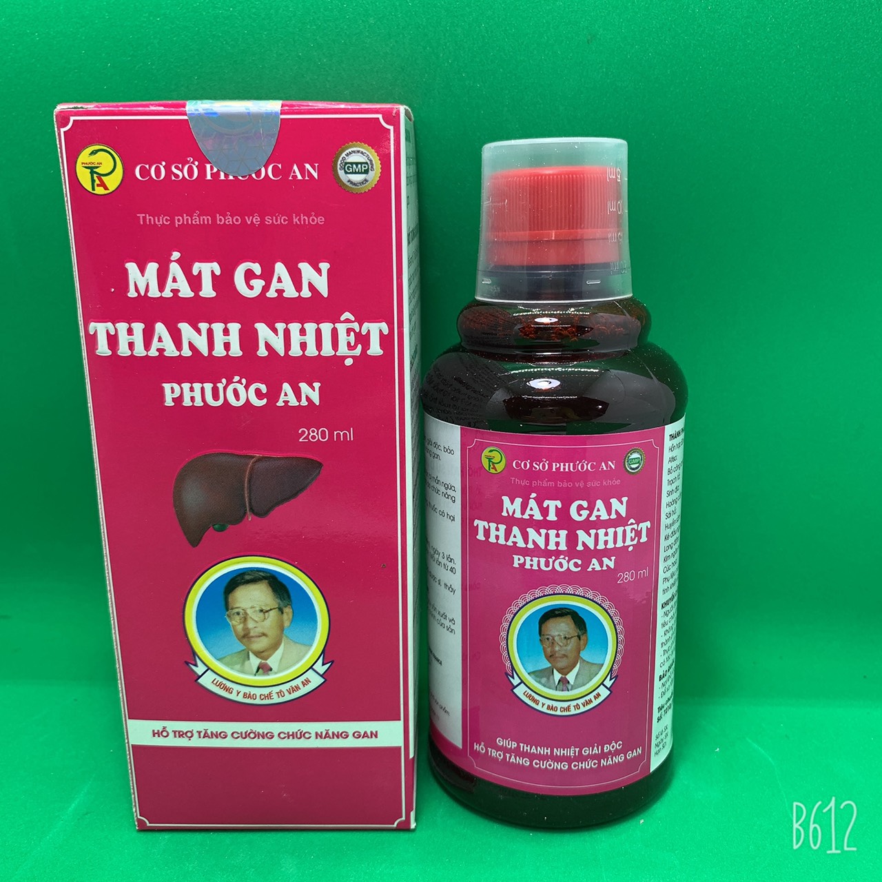 MÁT GAN THANH NHIỆT PHƯỚC AN 280ML (Hỗ trợ thanh nhiệt, mát gan, giải độc, bảo vệ gan,...)