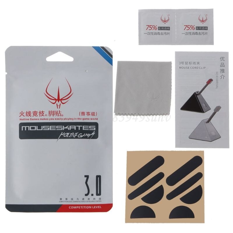 2 Set Hotline Games 0.8Mm Mouse Feet Mouse Skates For Logitech MX Master 3 Mouse