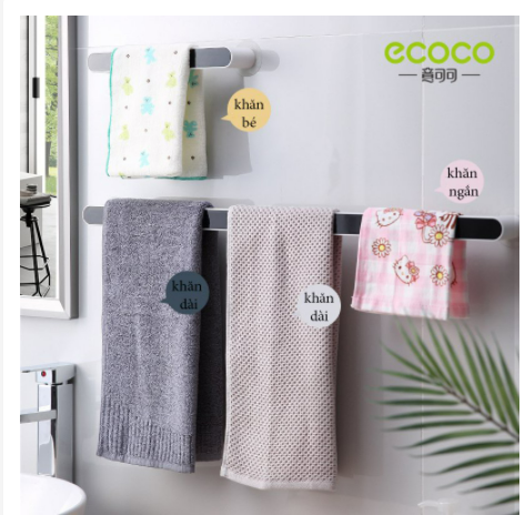 Kệ treo đồ nhà tắm,phòng bếp ecoco E1929