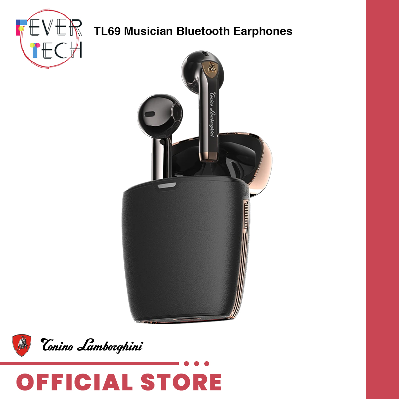 TONINO LAMBORGHINI TL69 Luxury Bluetooth Earphones – ENC Noise