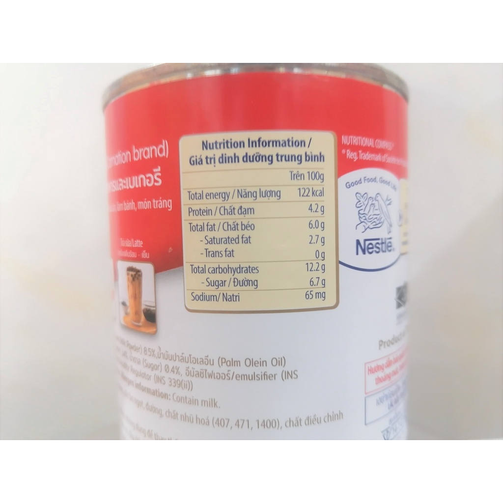 405g - Kem lỏng nấu ăn Nestle Carnation (Sữa Béo Carnation Nestle 405g /Kem lỏng nấu ăn ba bông 405g)