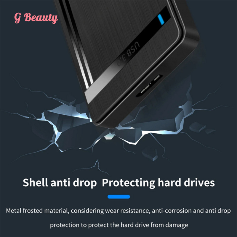 USB3.0 SATA 5Gbps Tool Free Enclosure HDD SSD External Enclosure Adapter For Laptops Desktop Computers Phones