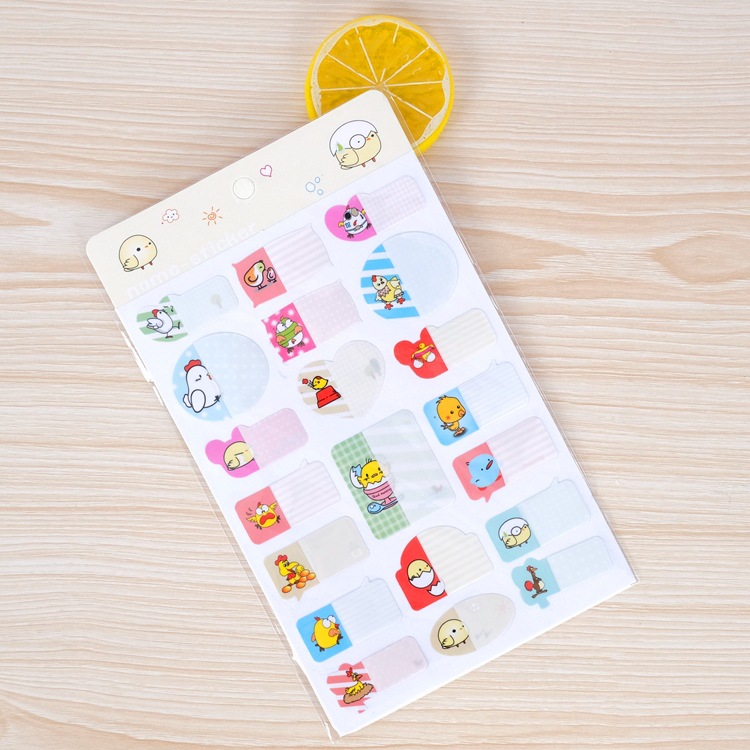 Name sticker waterproof name sticker children's cartoon sticker Kindergarten name sticker Creative cute sticker