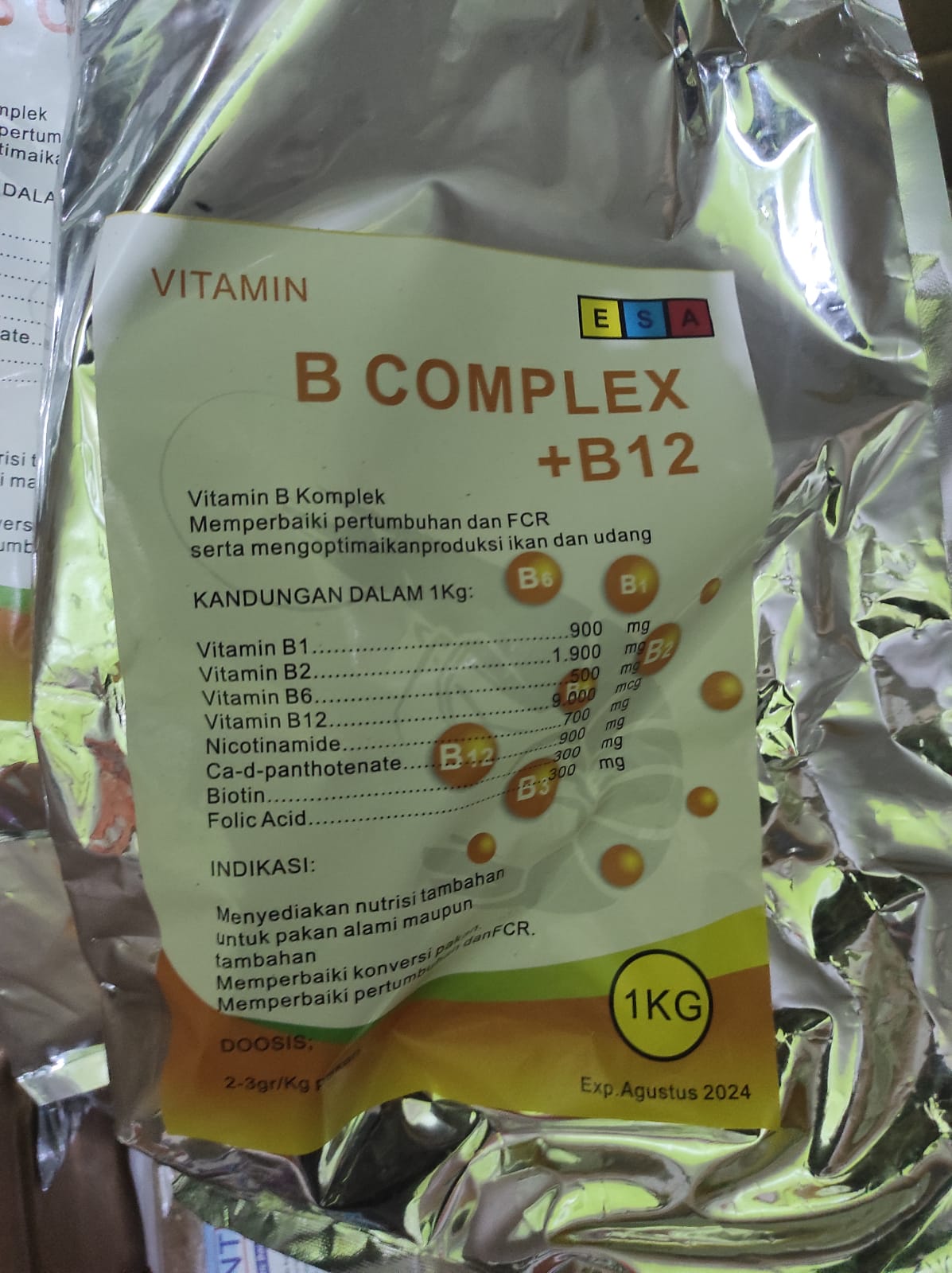 VITAMIN B COMPLEX + B12 UNTUK IKAN DAN UDANG 1 KG Lazada Indonesia