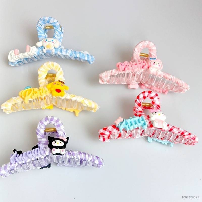 SANRIO Kẹp Tóc Hình Hello Kitty Xinh Xắn Cho Nữ