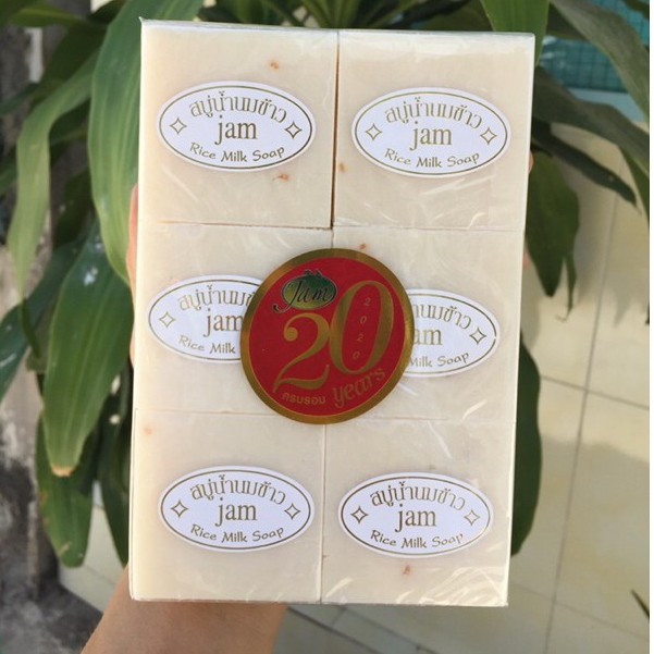 Xà phòng cám gạo thái lan - 1 lố 12 bánh