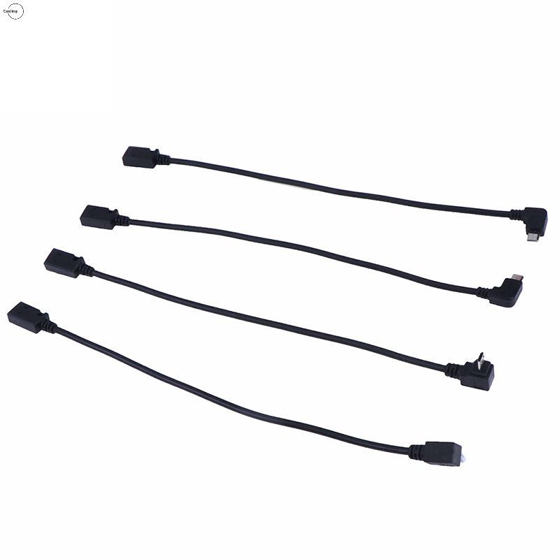 Cjing 90 độ Micro USB nam để Mini USB Nữ adapter chuyển đổi cáp