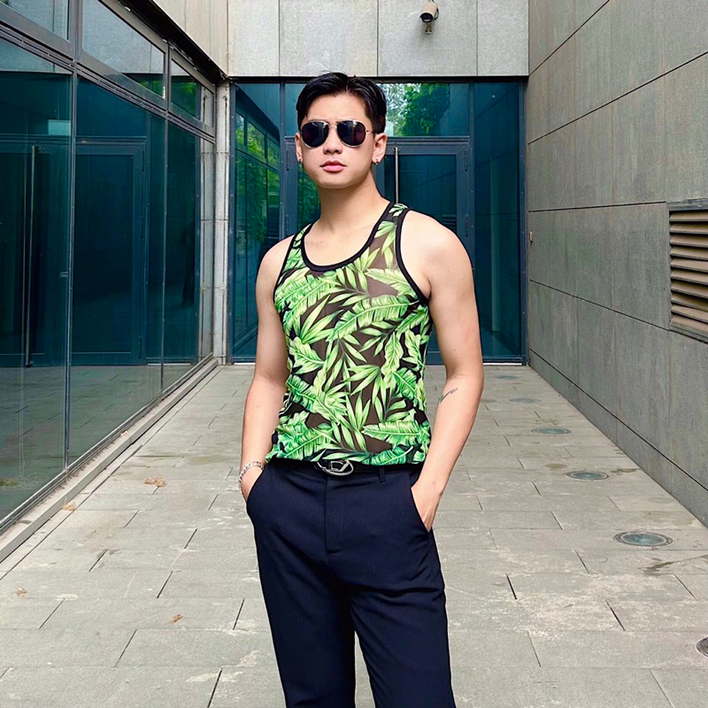 Áo ba lỗ body nam thun lưới
