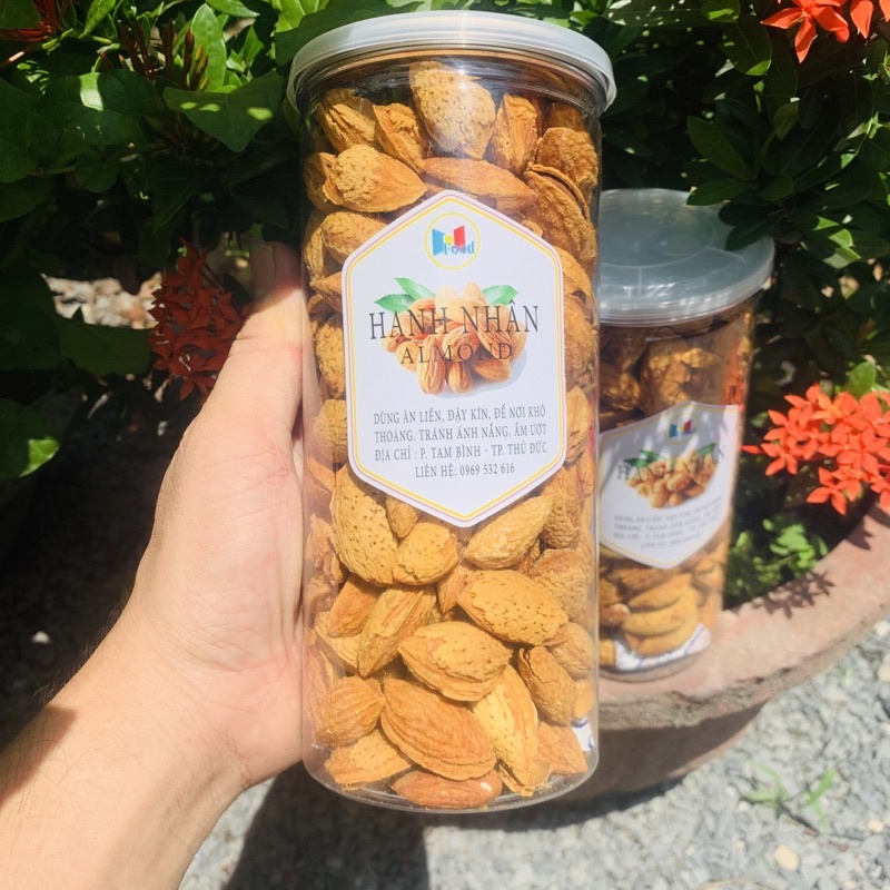 Hạnh nhân rang bơ lon 500gram