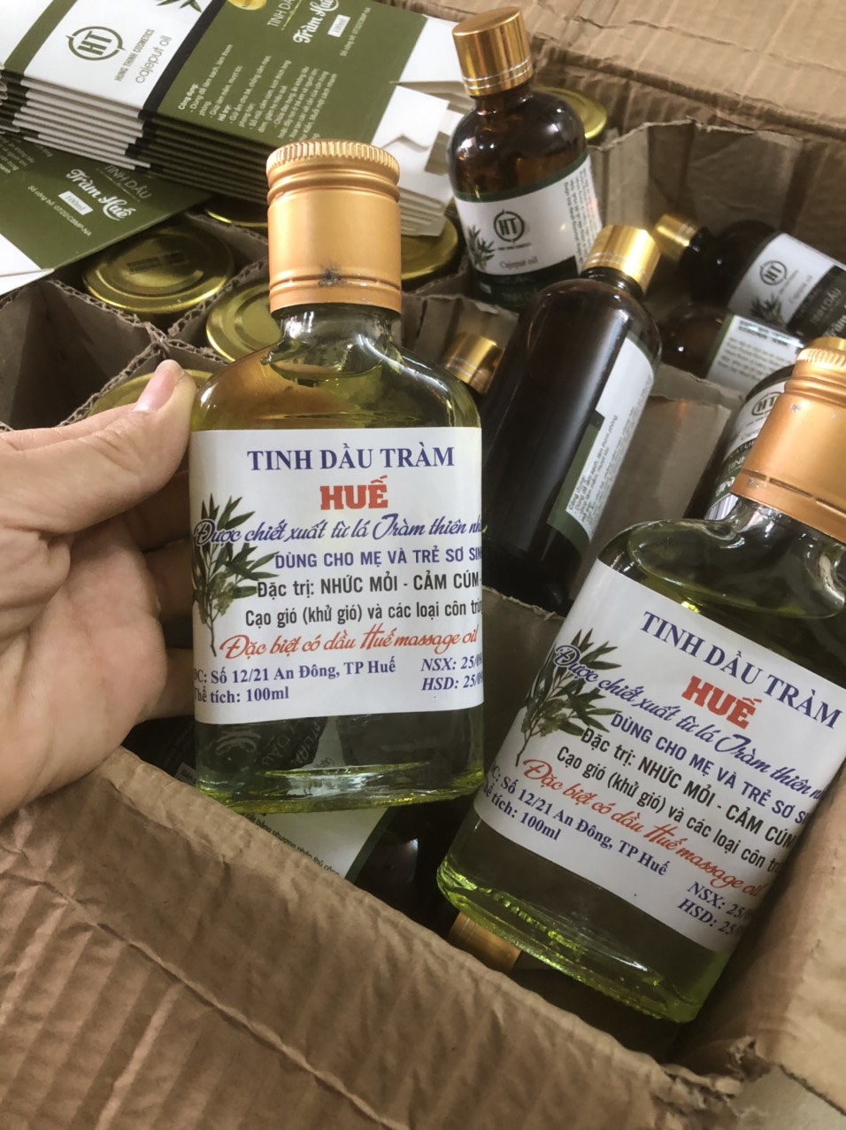 dầu chàm huế 100ml