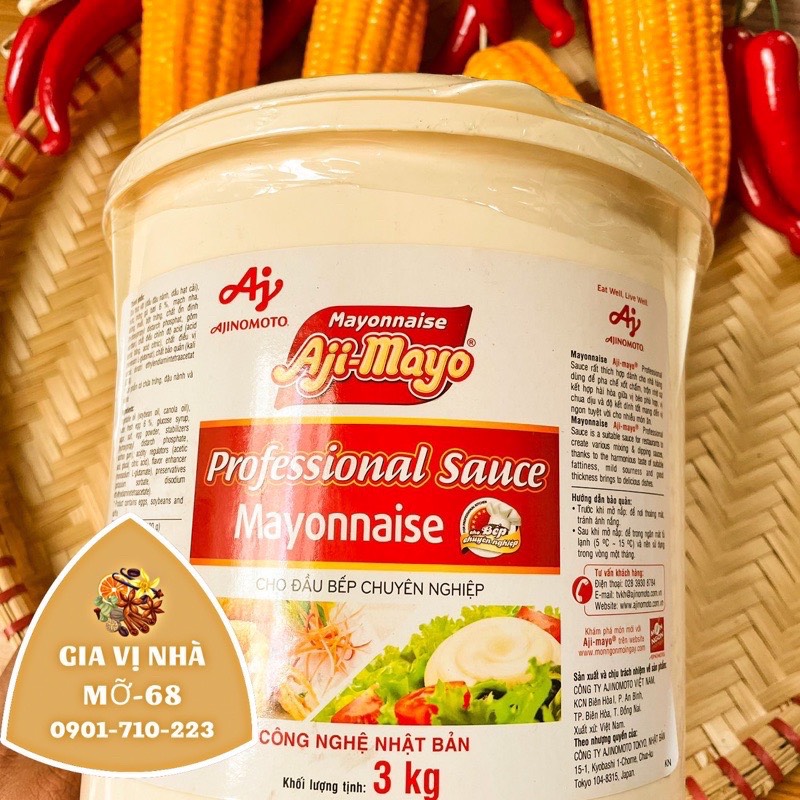 Sốt mayonnaise aji-mayo 3kg