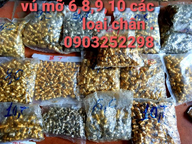 Com bo 10 vú mỡ các chân 6;8;9;10 thẳng - cong