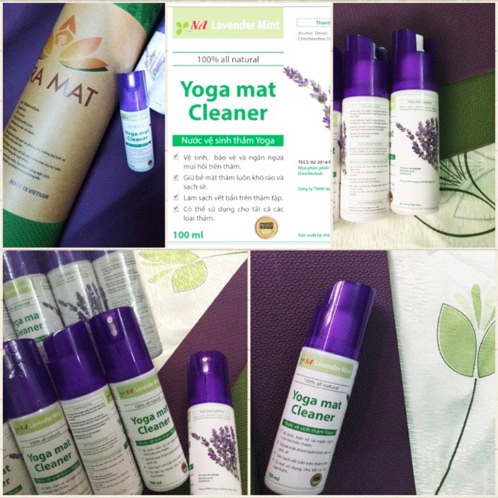 Dung Dịch Vệ Sinh Thảm Tập Yoga Lavender Mint (100ml)