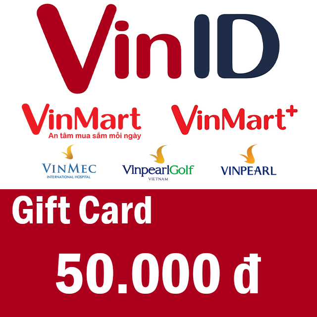 [Giftee-VIn] e-Voucher tiền mặt 50.000đ tại VinID