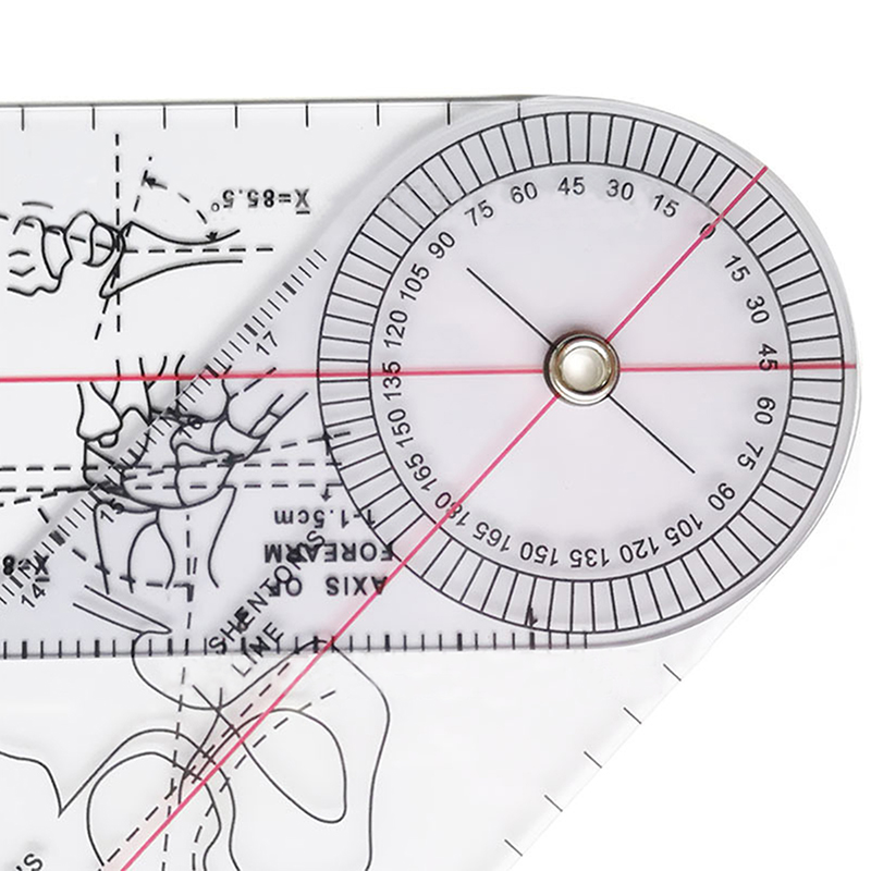 Long Jointing Ruler Multi-Ruler Goniometer Angle Ruler Joint Orthopedics Tool Instruments ...