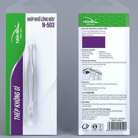 Nhíp nhổ lông mày kềm nghĩa n503