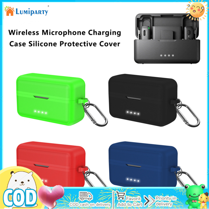 Silicone Case Compatible For Dji Mic Wireless Microphone System Microphone Charging Case Protective Cover