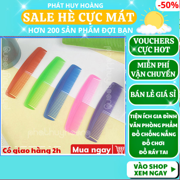 Combo 4  cây lược nhỏ mini dài 12cm giá rẻ ✓Lược tạo kiểu tóc ✓Lược chải tóc ✓Lược chải đa năng ✓Lược nhỏ ✓ Phát Huy Hoàng