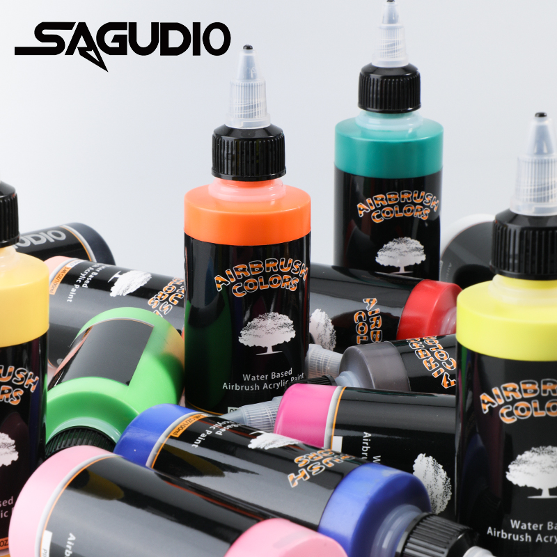 SAGUD Airbrush Paint DIY Handmade 100 ML/Bottle Airbrush Ink for ...