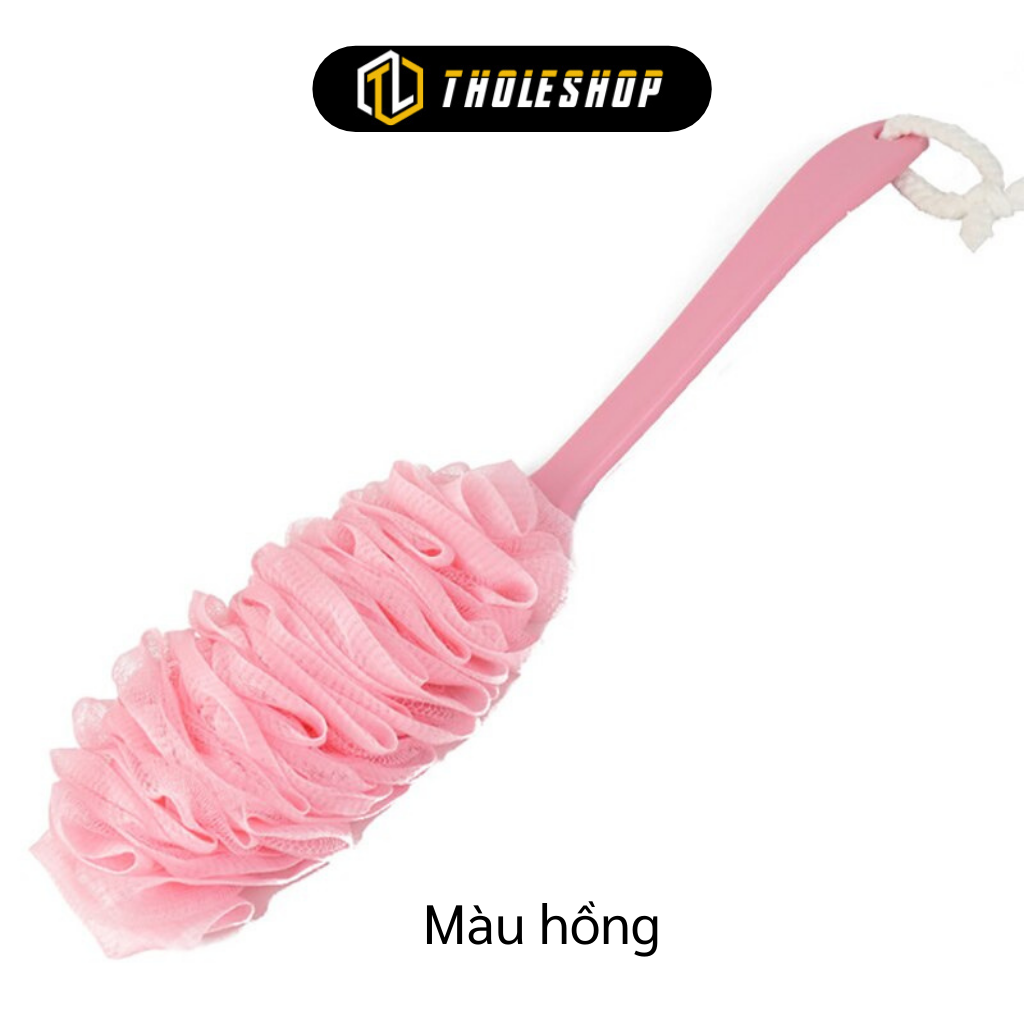 Cây chà lưng - Cây cọ lưng bông tắm cán dài Nhật Bản - Cọ kì lưng bông tắm tiện dụng, tẩy tế bào chết da