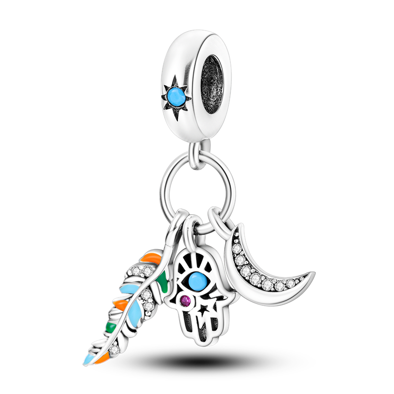 Lucky%20Blue%20Devil%20Eyes%20Pendant%20Fit%20Original%20Pandora%20Bracelet%20Necklace%20Silver%20Plated%20Palm%20Egypt%20Charms%20Bead%20DIY%20Jewelry%20-%20Image%2010